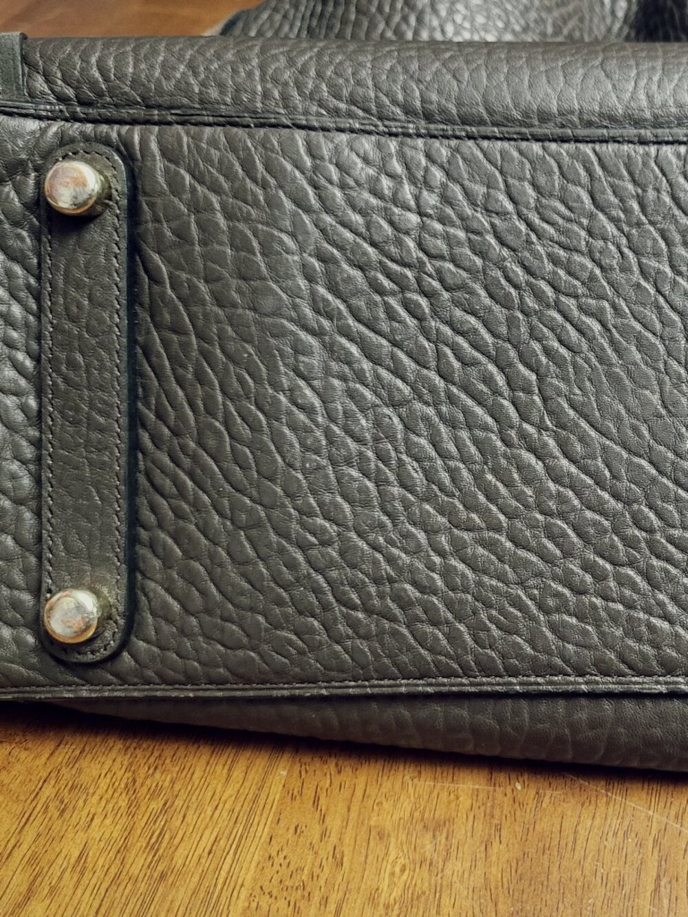 Coach ~ Edie Bag 42 ~ Mixed Leather Buffalo Embossed  Shoulder Bag / Purse - Picture 9 of 10
